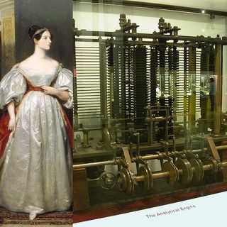 Ada-lovelace-and-a-trial-model-of-a-part-of-charles-babbages-analytical-engine